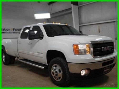 2011 gmc sierra 3500 drw slt 4x2, 6.6l turbo diesel, leather, navigation, rr cam
