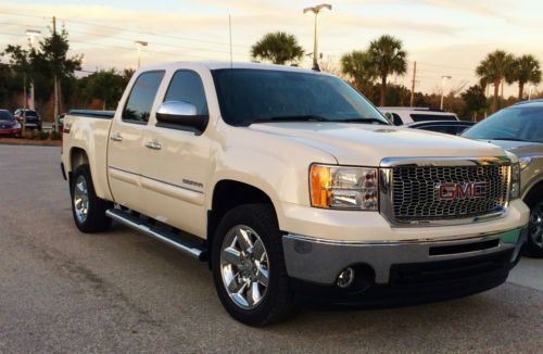 2013 gmc sierra 1500 z60 sle crew cab 4wd 5.3l white diamond edition leather 4x4