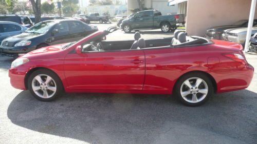 2004 toyota camry solara sle convertible &#034;1 owner&#034; only 87k miles florida car.