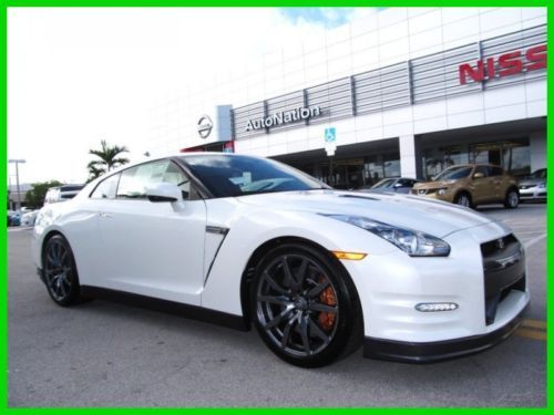 14 new pearl white twin turbo dual clutch awd gtr *heated seats *navigation *fl