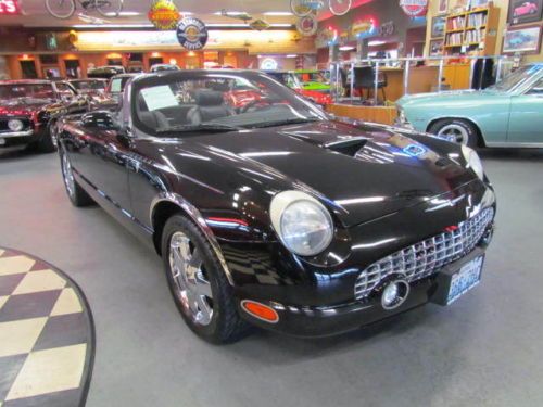 2002thunderbird convertible 3.9l v8 removable porthole hardtop