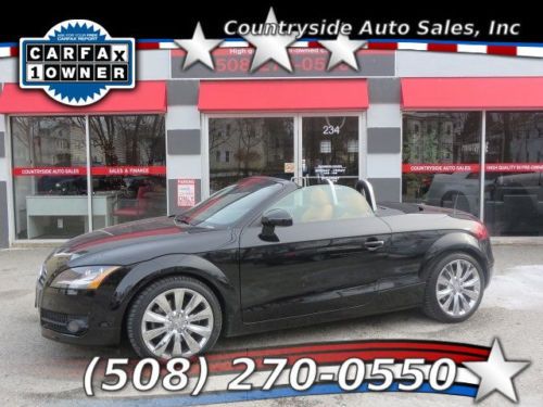 2010 audi tt roadster quattro prestige pkg one owner crystal clear carfax