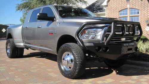2011 dodge ram 3500 mega cab cummins diesel 4x4 leather newtires roadarmor duall