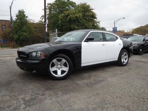 Black &amp; white hemi 5.7l v8 ex police 96k miles warranty pw pl cruise nice