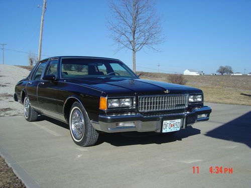 1986 chevrolet caprice classic brougham sedan 4-door 5.0l