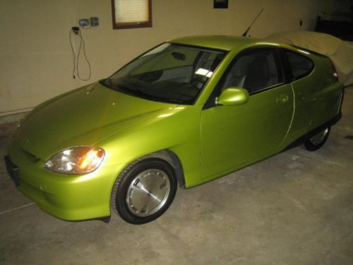 2000 citrus honda insight/ 88k orig miles/ gorgeous/ garage kept/ clean carfax !