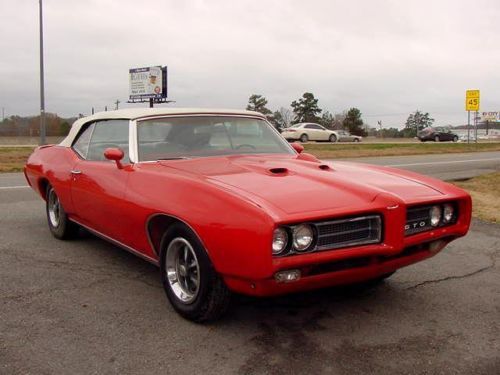 1969 pontiac convertible gto touring  clone car