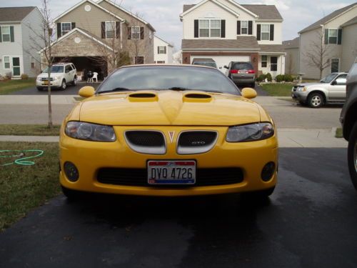 2004 pontiac gto 5.7l like new, low miles, rare yellow jacket manual trans