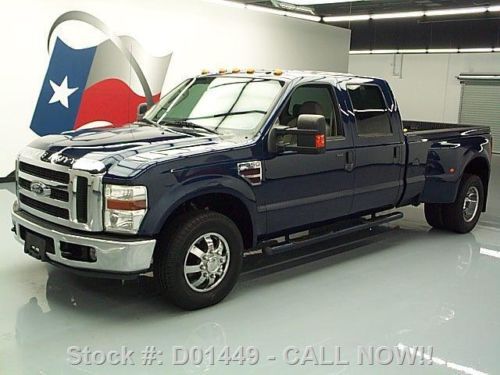 2008 ford f-350 crew diesel dually long bed 6-pass 32k! texas direct auto