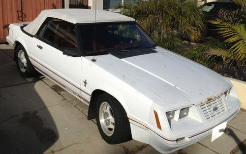 1984 ford mustang gt-350 20th anniversary convertible 2-door 5.0l