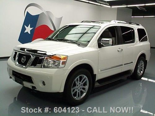 2010 nissan armada platinum sunroof nav dvd 20&#039;s 59k mi texas direct auto