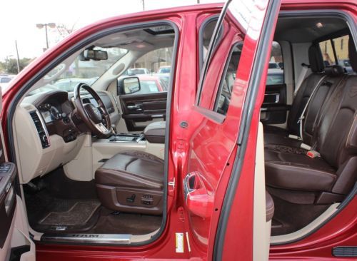 5.7L V8 Hemi Laramie Longhorn Leather Navigation Sunroof Ram Box Bluetooth 4x4, image 13