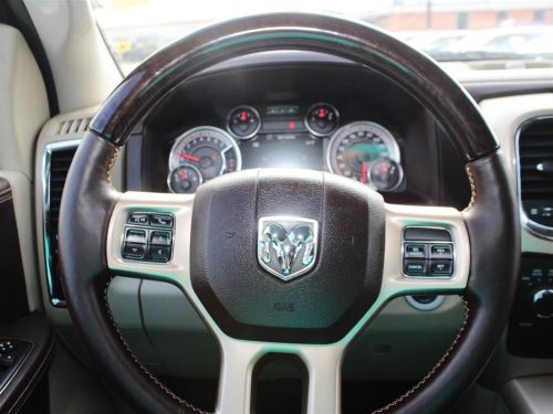 5.7L V8 Hemi Laramie Longhorn Leather Navigation Sunroof Ram Box Bluetooth 4x4, image 28