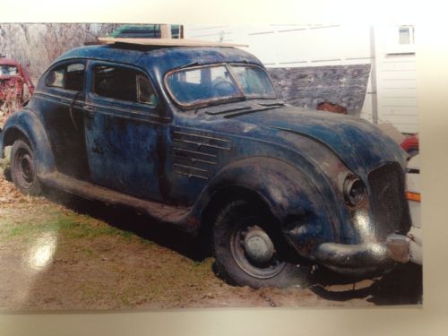 Rare 1934 chrysler imperial airflow model cv 5 passenger coupe w parts art deco