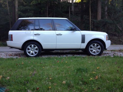 2007 range rover - low miles - hse lux package &amp; tow package. clear car fax