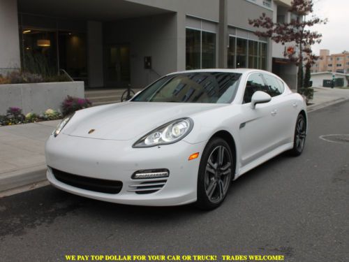 2011*porsche*panamera**4s**awd*v8*1 owner*9,650 miles*white*paid $124k