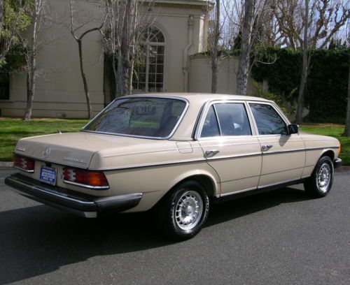 1983 mercedes-benz 300d turbo - 77k miles - spotless original - ca car.