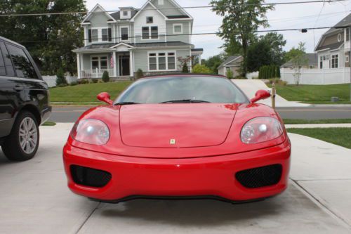 2002 ferrari 360 spider rosso corsa tan interior