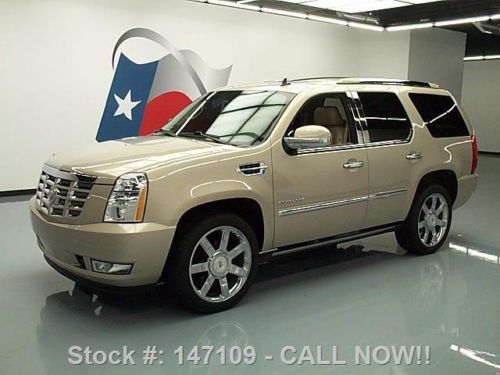 2010 cadillac escalade premium awd sunroof nav dvd 28k! texas direct auto