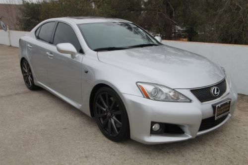 2008 lexus is f isf 28k miles silver black leather we finance 5.0l v8 ship assis