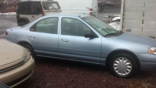 1998 ford contour 4 door manual trans stick 135k blue - recent inspection 4 cyl