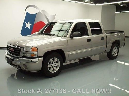 2006 gmc sierra 1500 crew v8 6-pass soft tonneau 75k mi texas direct auto