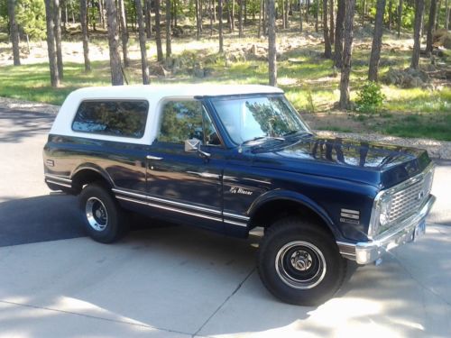 1972 chevrolet blazer base