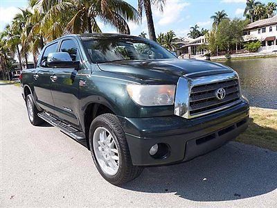 Florida 2007 toyota tundra crew max limited 4x4 highway driven huge savings 4wd