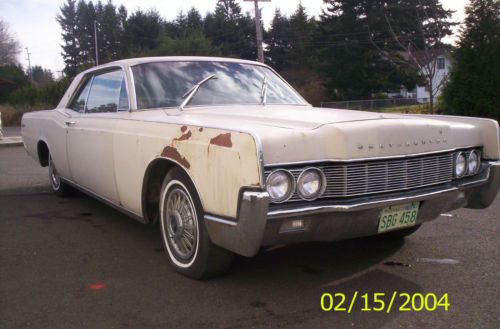 1967 lincoln  2 door hardtop    1967 continental coupe