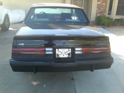 1987 buick gnx #497 with 6,100 miles 3.8l v6 sfi