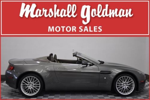 2009 aston martin vantage roadster mercury silver with sandstorm only 9800 miles