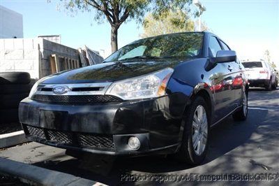 Ford focus 4dr sdn se low miles sedan gasoline duratec 2.0l i4 dohc black