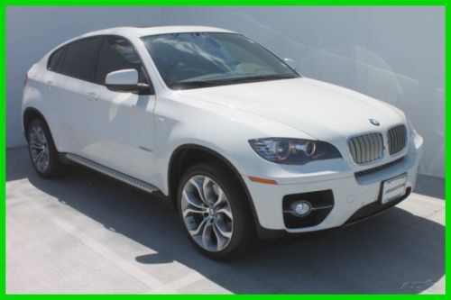 2011 bmw x6 xdrive50i turbo 4.4l v8  awd suv w~roof~nav~camera pkg~1 owner!