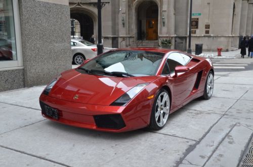 Rosso leto exterior, e-gear trans, reverse camera, authorized lamborghini dealer