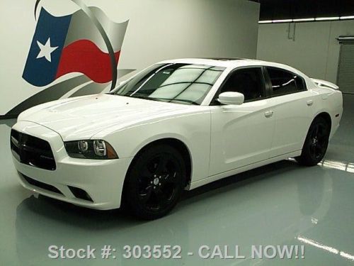 2012 dodge charger sxt leather sunroof nav beats 16k mi texas direct auto