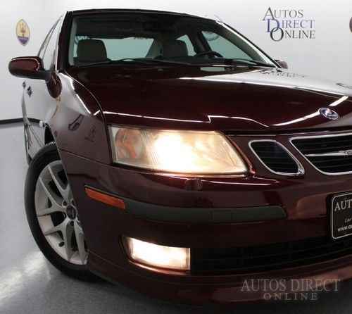 We finance 2004 saab 9-3 2.0t aero auto mroof htdsts lthr warranty kylssentry cd