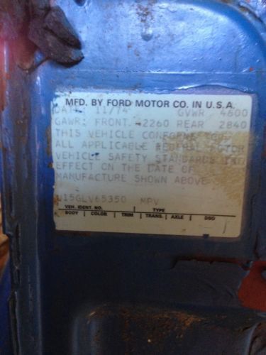 1975 FORD bronco barn find, image 16