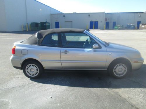 2001 volkswagen cabrio gls convertible--runs great