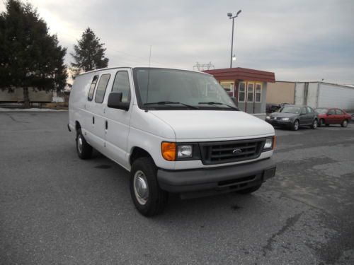 2005 ford e-350 super duty base extended cargo van 2-door 5.4l low reserve