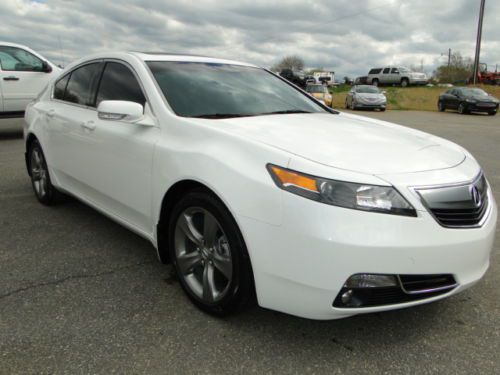 2012 acura tl w/adv pkg rebuilt salvage title, repaired salvage title repairable