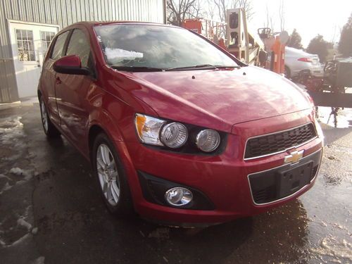 2012 chevrolet sonic lt, flood, salvage, repairable