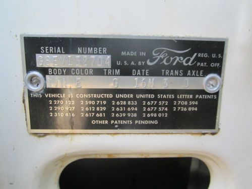 1958 Ford Fairlane 500 hardtop interceptor Special 8 police barn find since 67, US $2,500.00, image 3