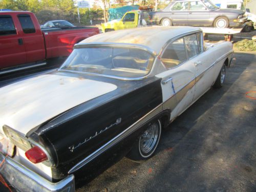 1958 Ford Fairlane 500 hardtop interceptor Special 8 police barn find since 67, US $2,500.00, image 8