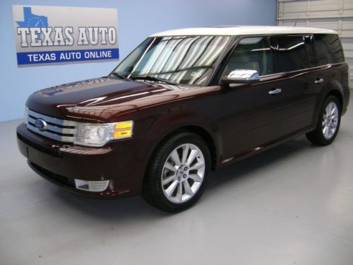 We finance!!!  2010 ford flex limited pano roof nav heated leather texas auto