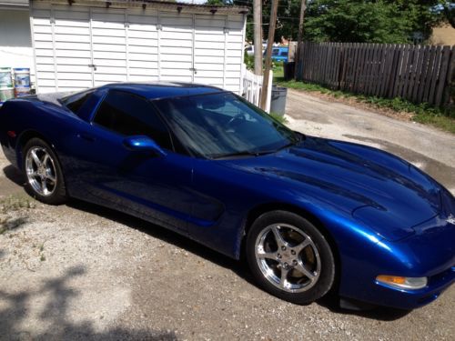 2003 50th anniversary electron blue corvette 26,246 miles