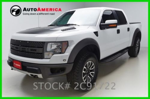 We finance! 42683 miles 2012 ford f-150 svt raptor  moonroof 6.2l v8 16v