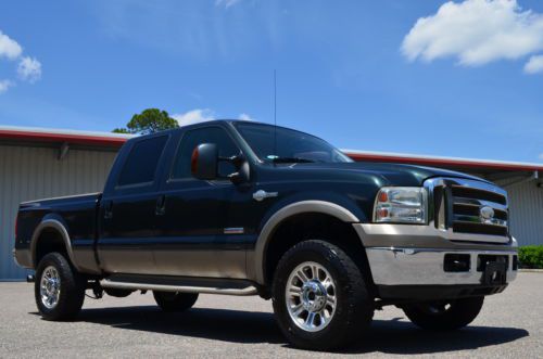 2007 ford f-350 crew cab king ranch 4x4 powerstroke diesel clean low reserve no