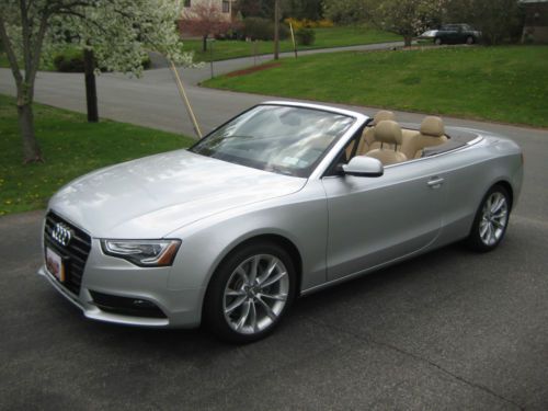 Make offer - 2013 a5 convertible, quattro, prestige, navigation, advanced key