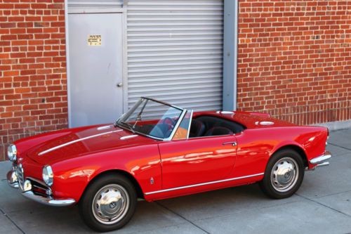 Restored giulietta veloce. longtime california car. winner best tipo 101 in 2012