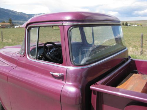 1957 CHEVROLET CUSTOM CAB PICK UP TRUCK 1955 1956  454 HOT ROD BIG BACK WINDOW!, image 12